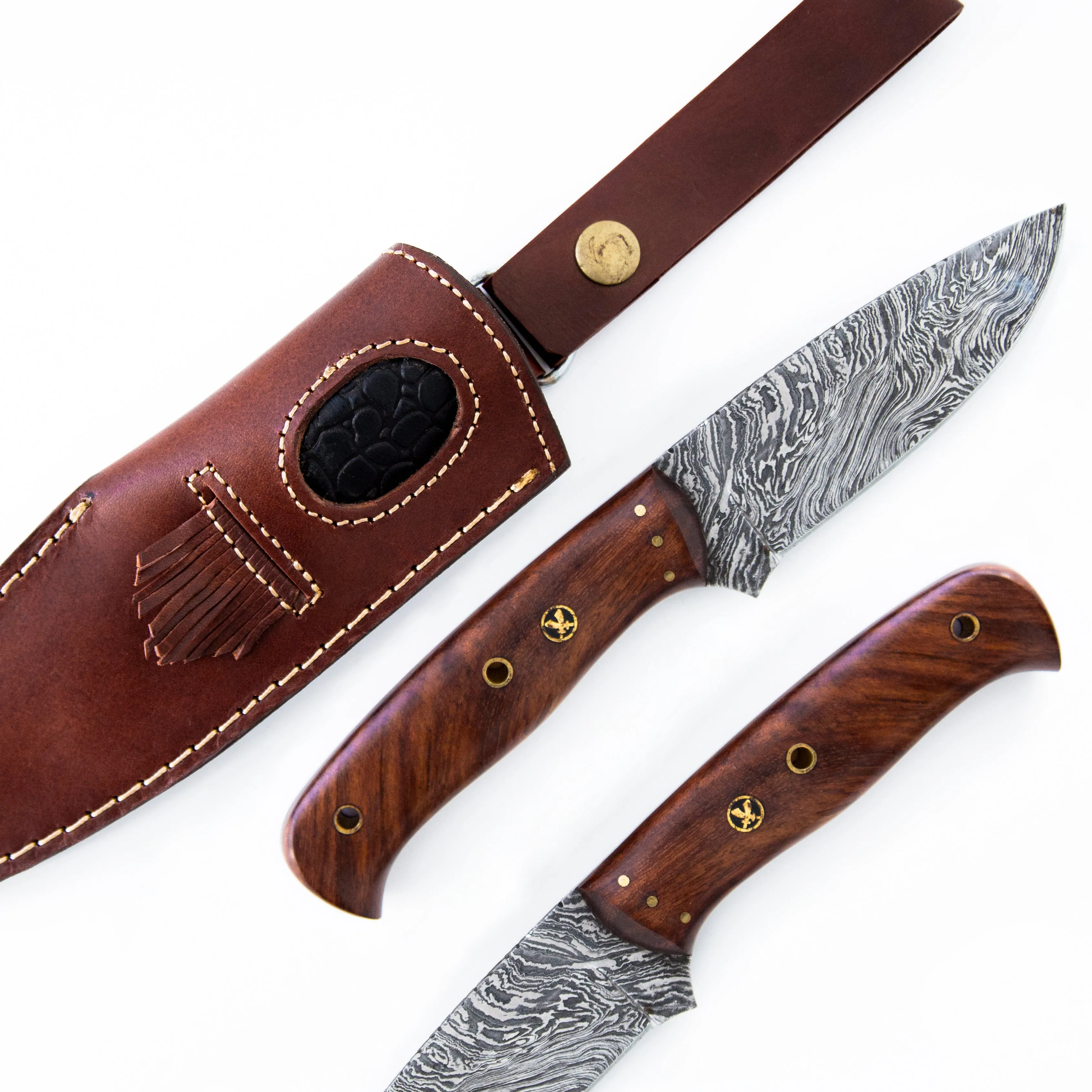 Little Champ Hunter Damascus Knife