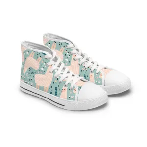 Llamas Women's High Top Sneakers