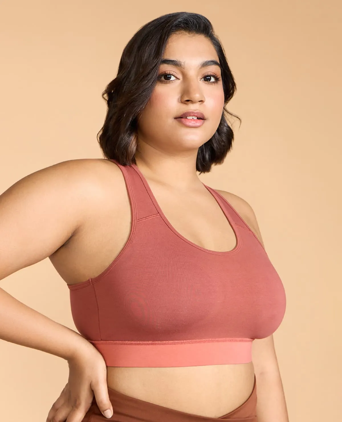 Low Support Cotton Sports Bra