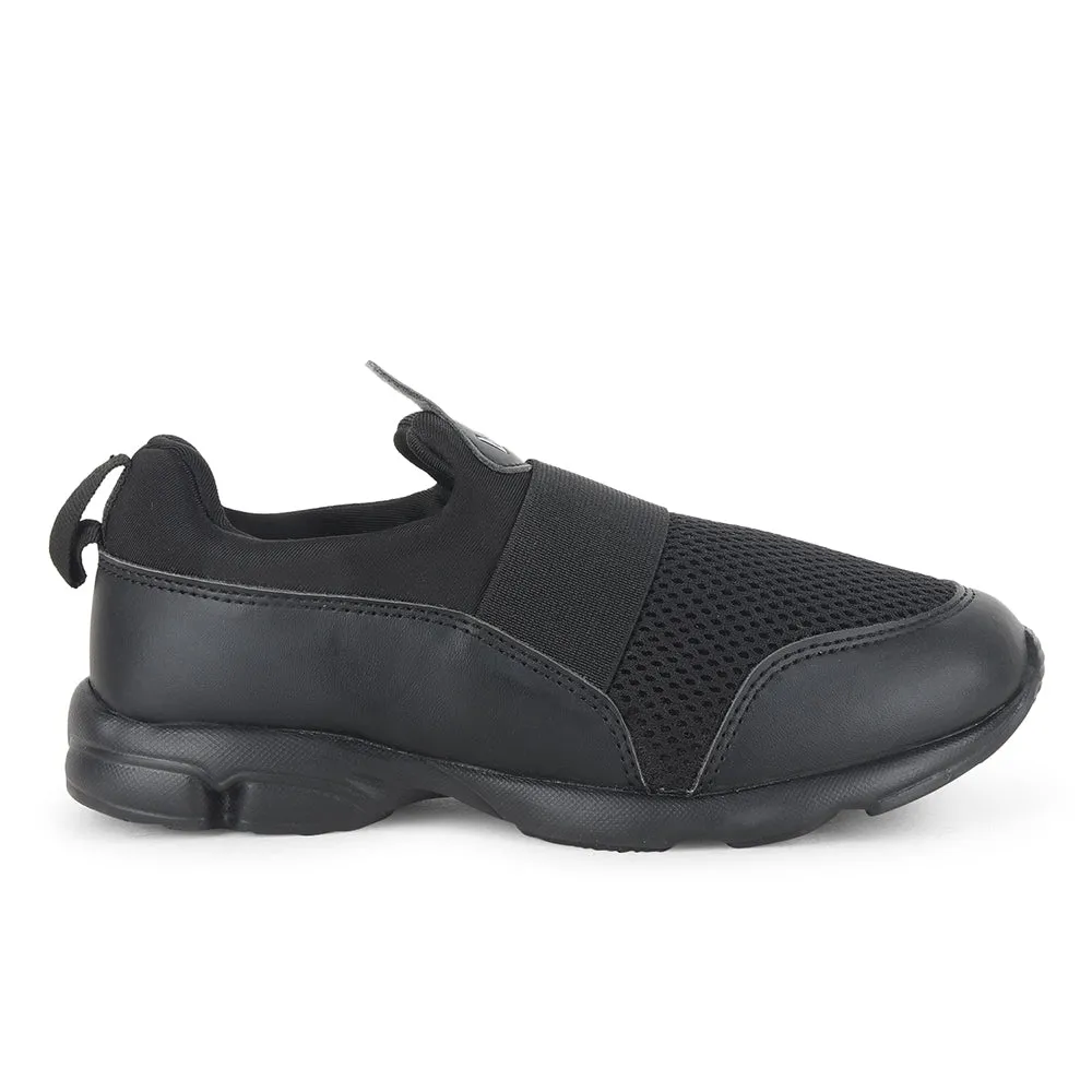 Lucy & Luke by Liberty Kids KSN-51 Black Casual Non Lacing Shoes