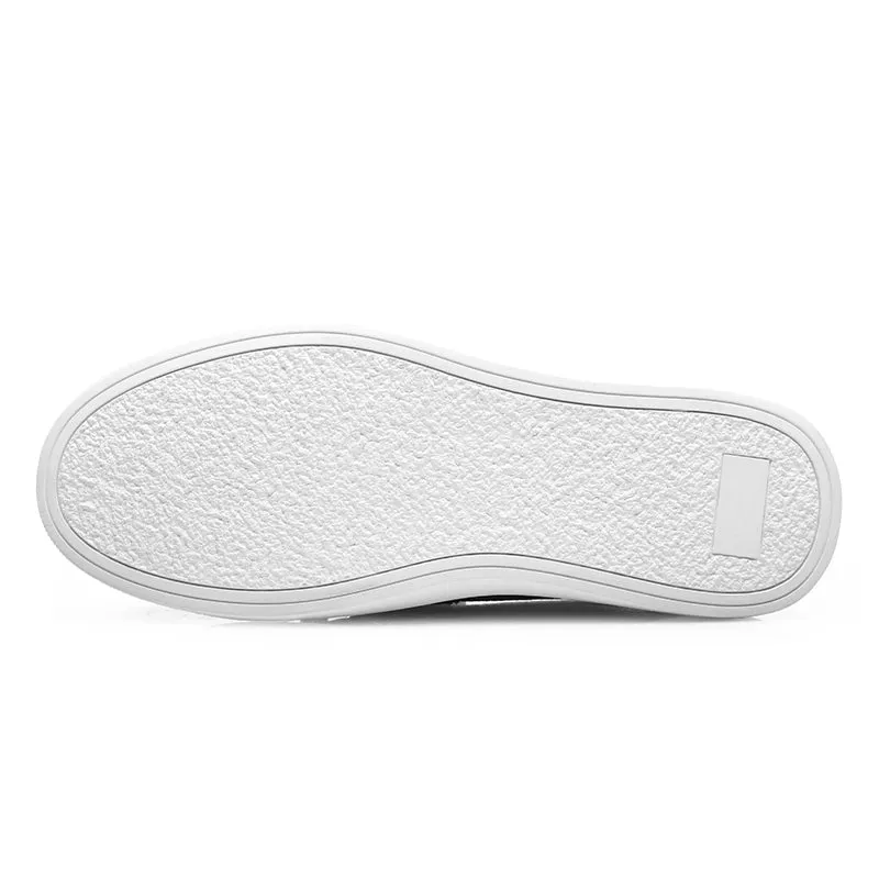 LuxePU Slip On Brogue Shoes