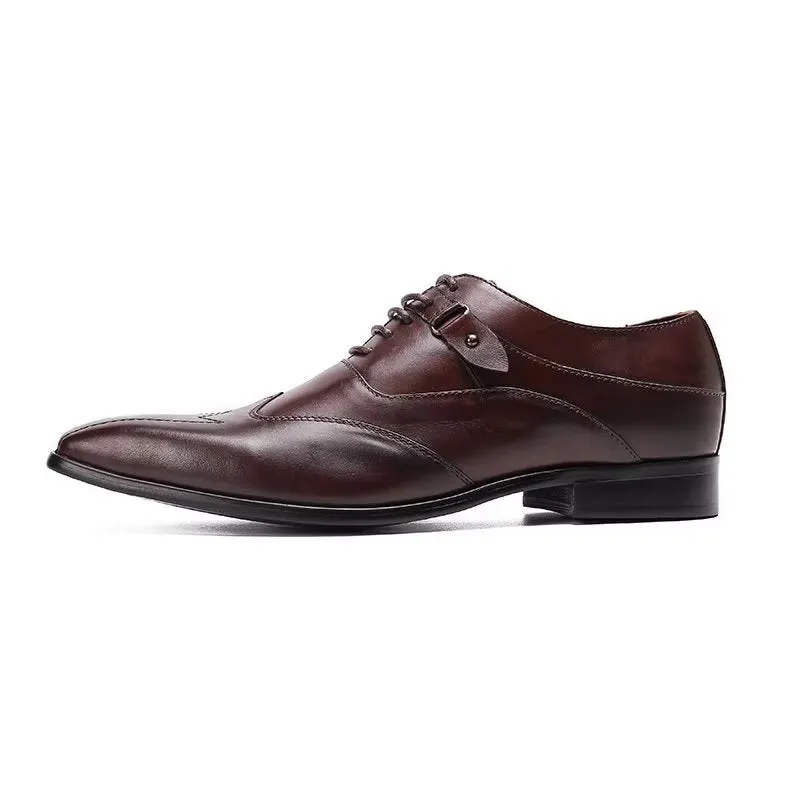 Luxury Square Toe Oxford Dress Shoes