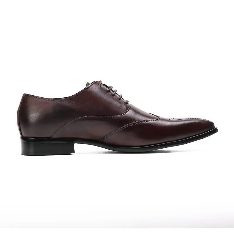 Luxury Square Toe Oxford Dress Shoes