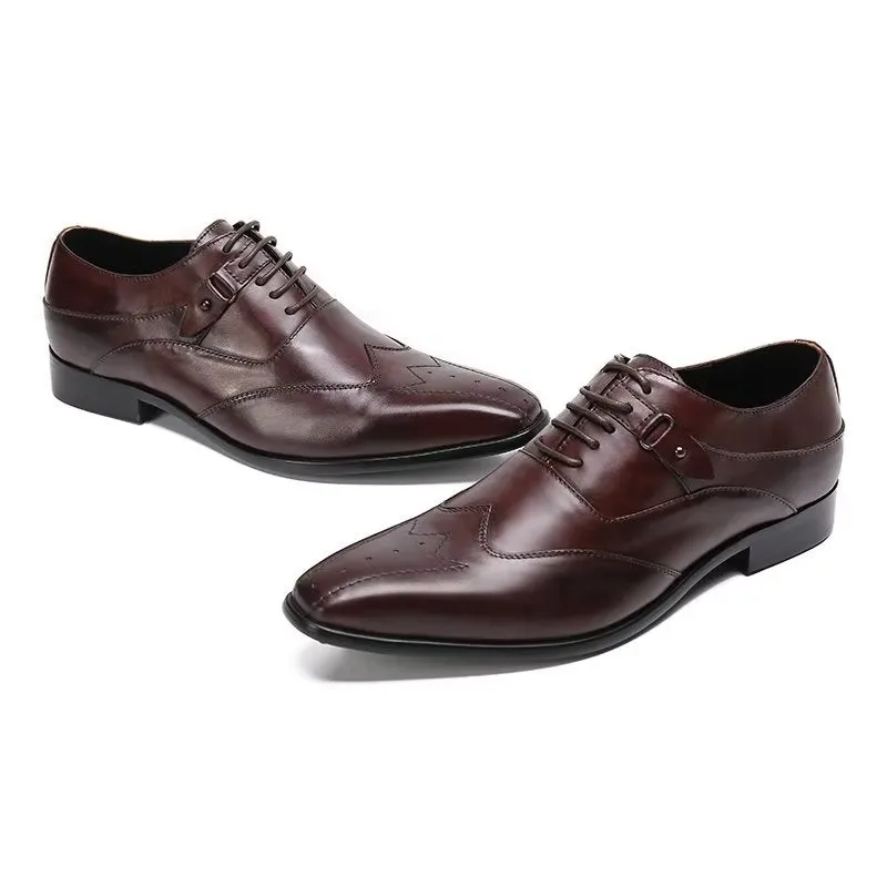 Luxury Square Toe Oxford Dress Shoes