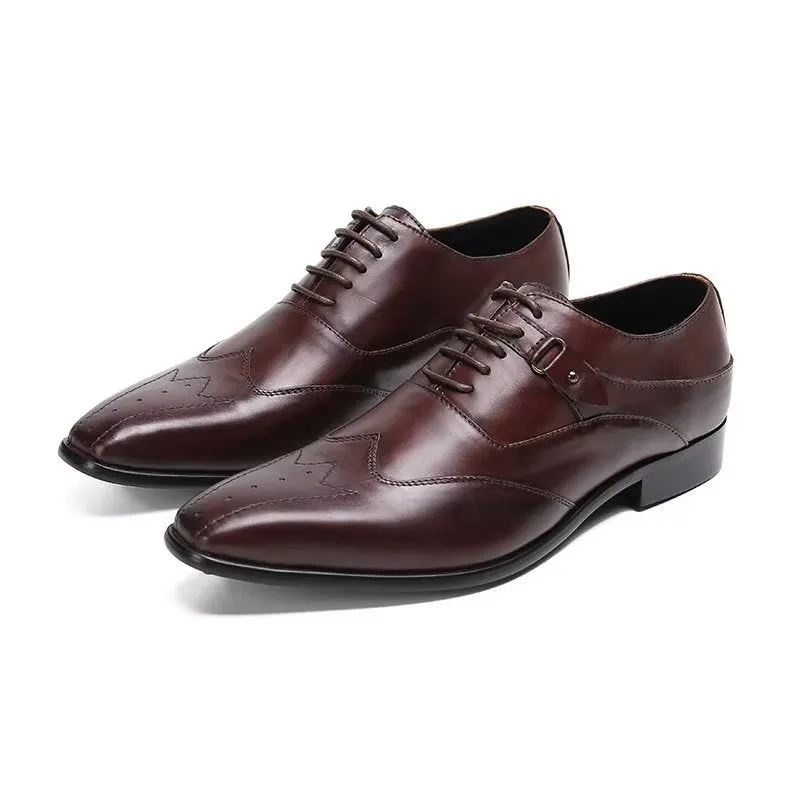 Luxury Square Toe Oxford Dress Shoes