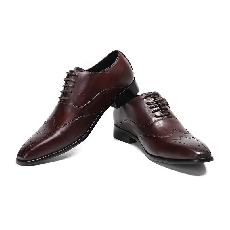 Luxury Square Toe Oxford Dress Shoes