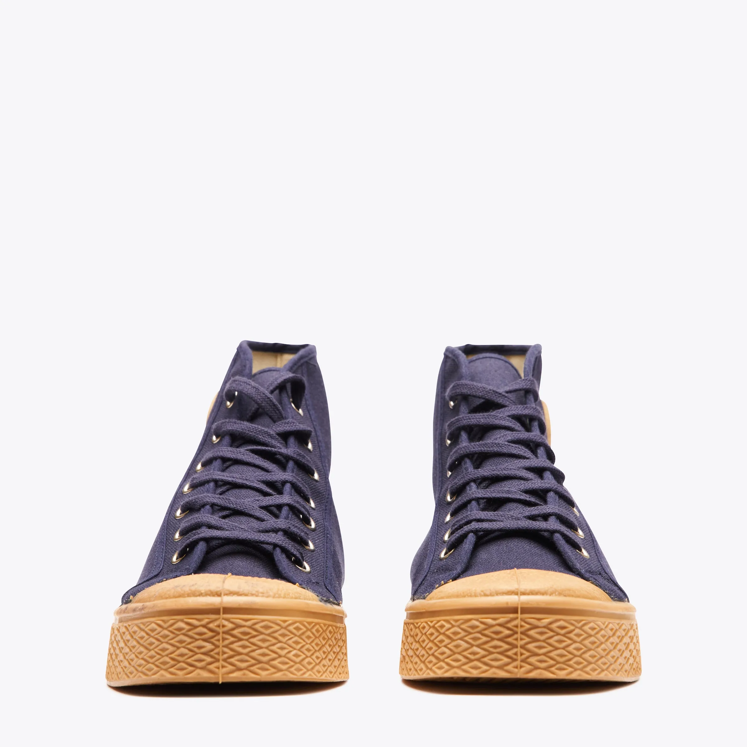 MILITARY GUM HIGH TOP - NAVY