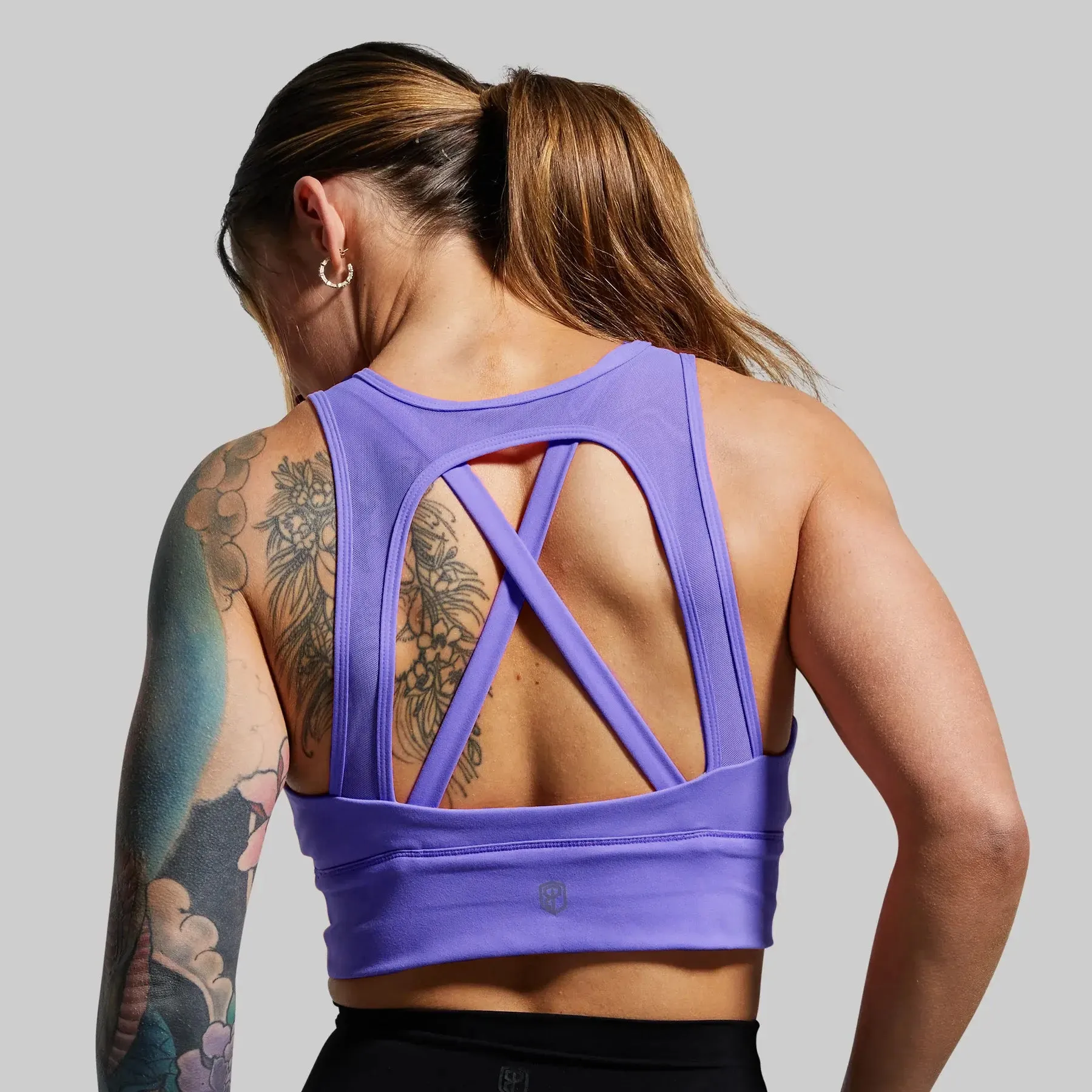 Milk and Muscles Nursing Sports Bra (Violet)