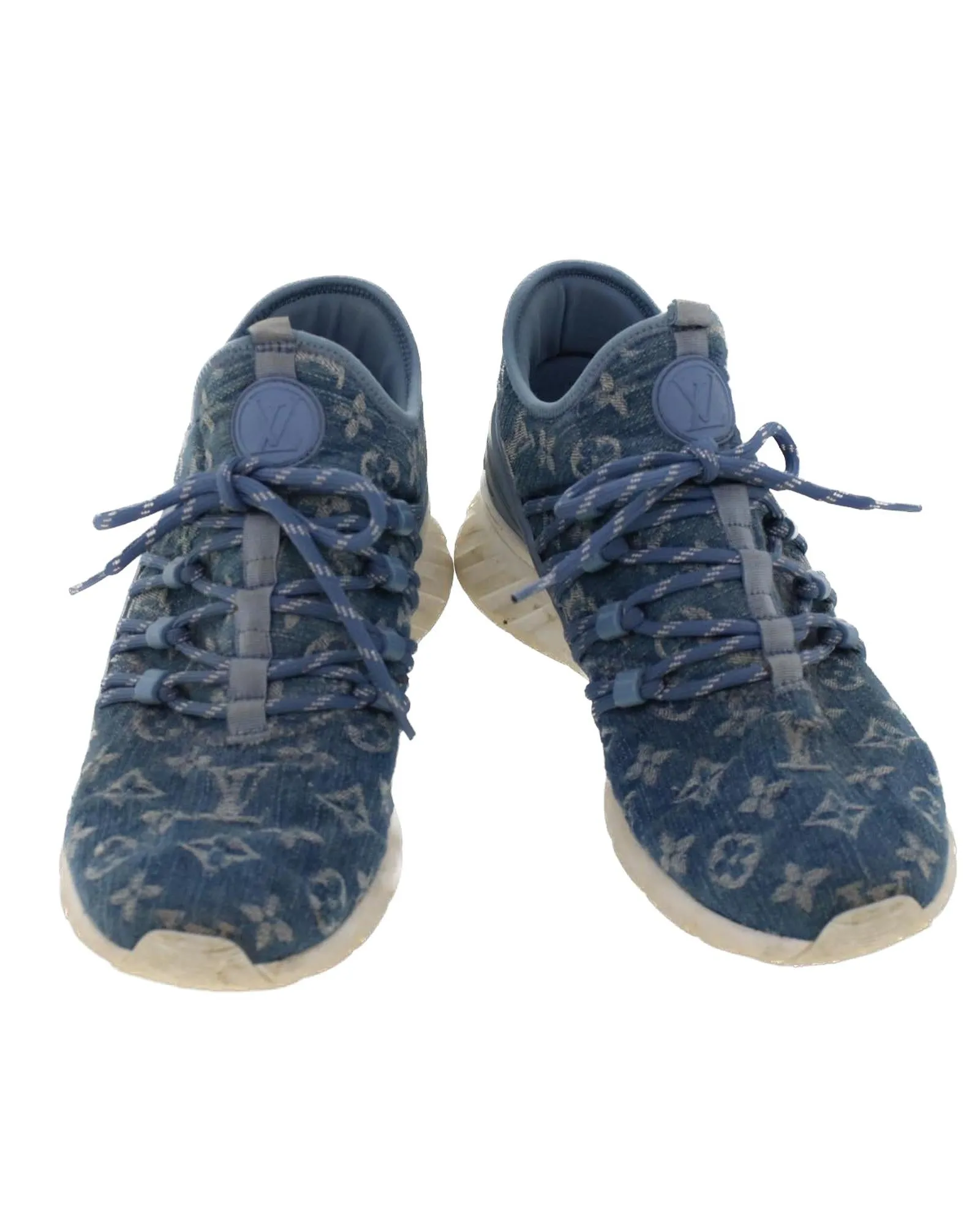 Monogram Denim Fast Lane Line Sneakers