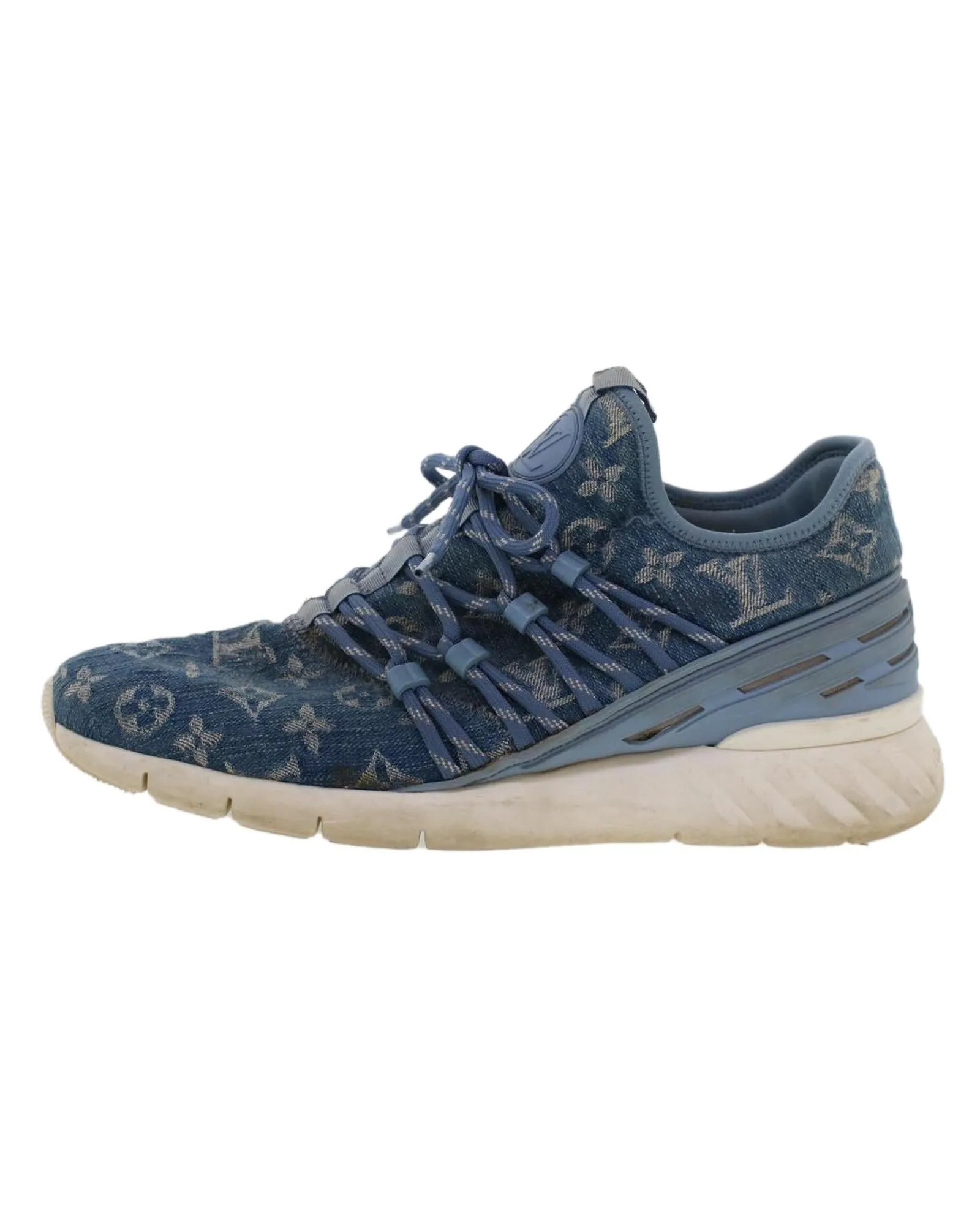 Monogram Denim Fast Lane Line Sneakers