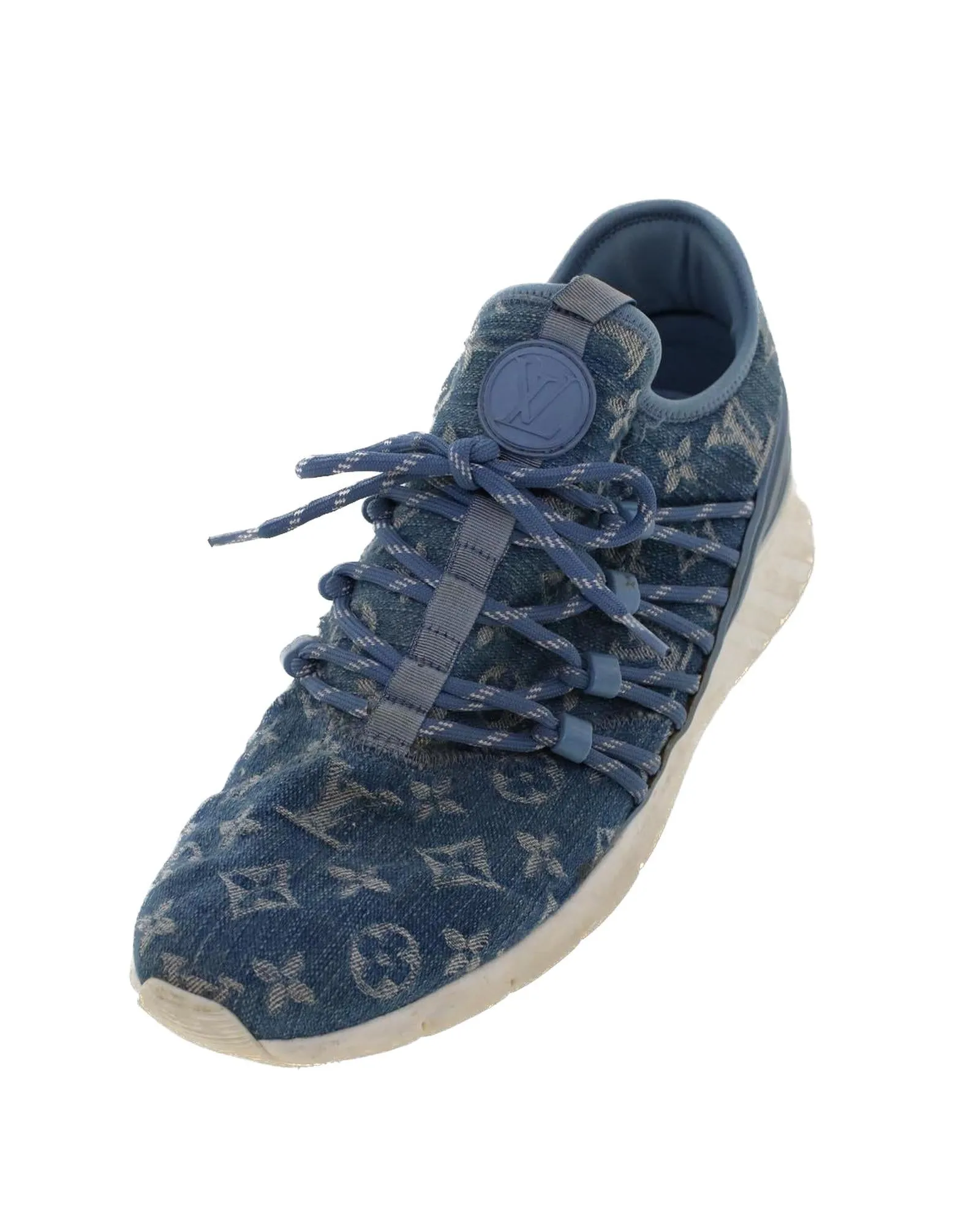 Monogram Denim Fast Lane Line Sneakers