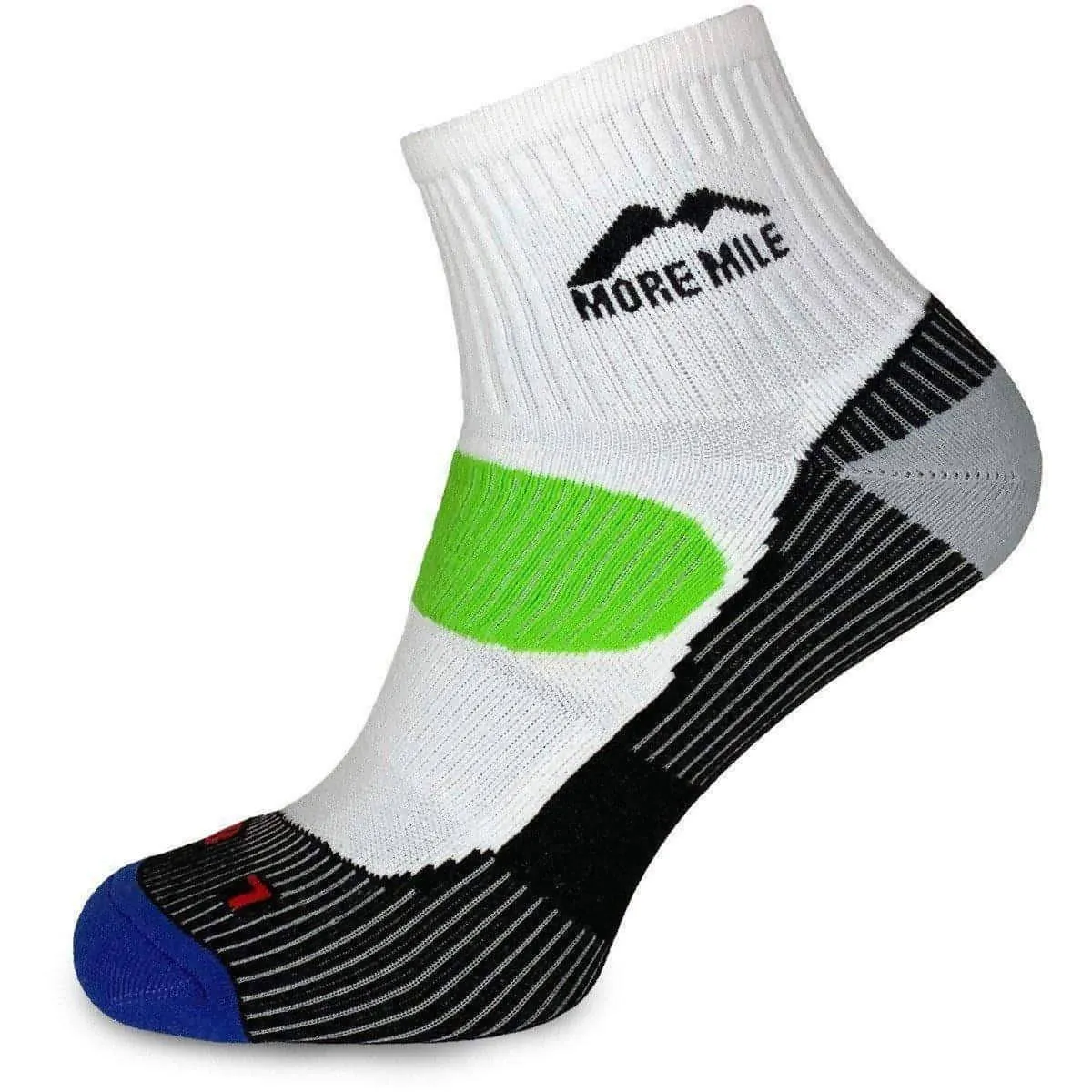 More Mile London 3 Pack Running Socks - Multi