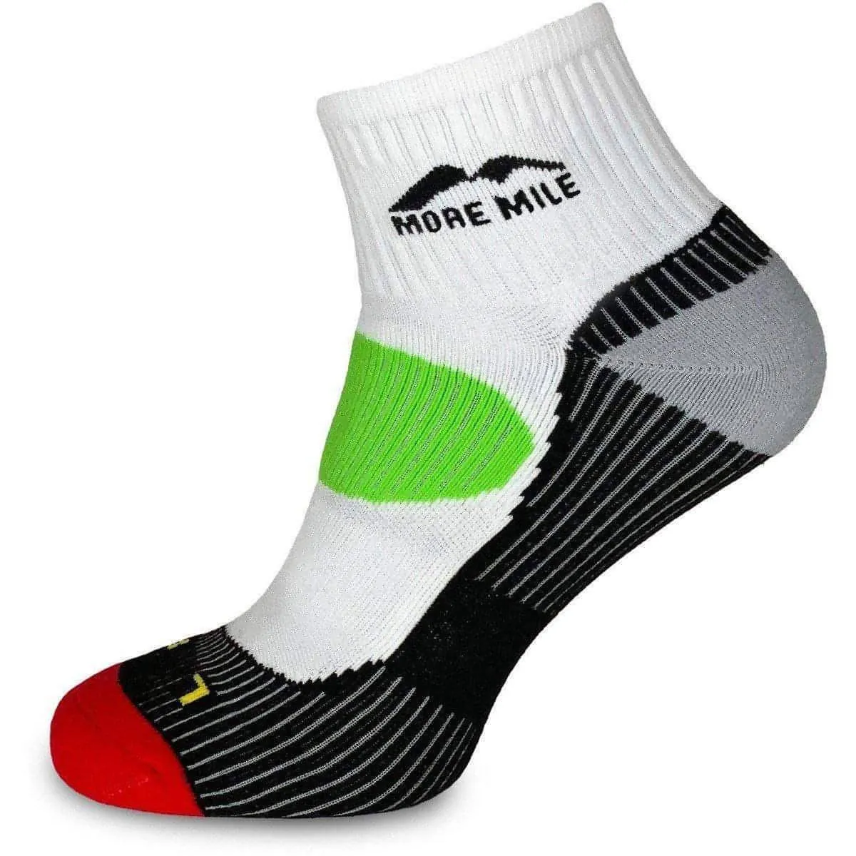 More Mile London 3 Pack Running Socks - Multi