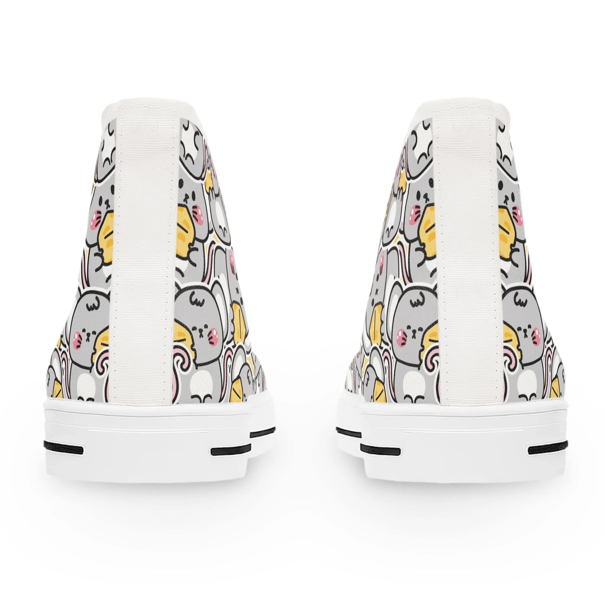 Mouse and Cheese Women's High Top Sneakers