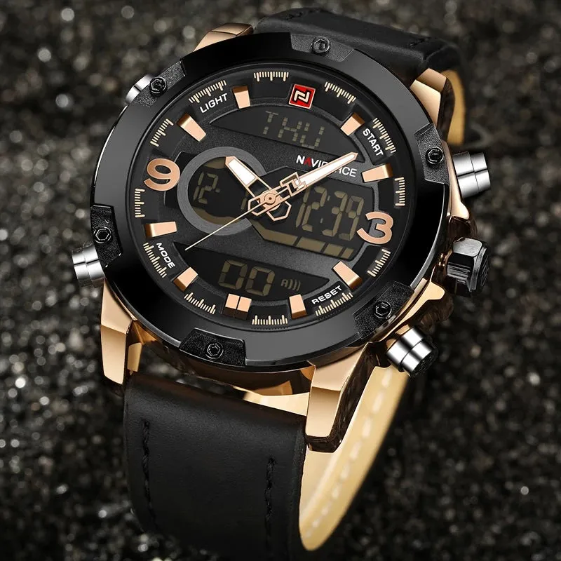 Naviforce Luxury Analog Digital Watch KD02