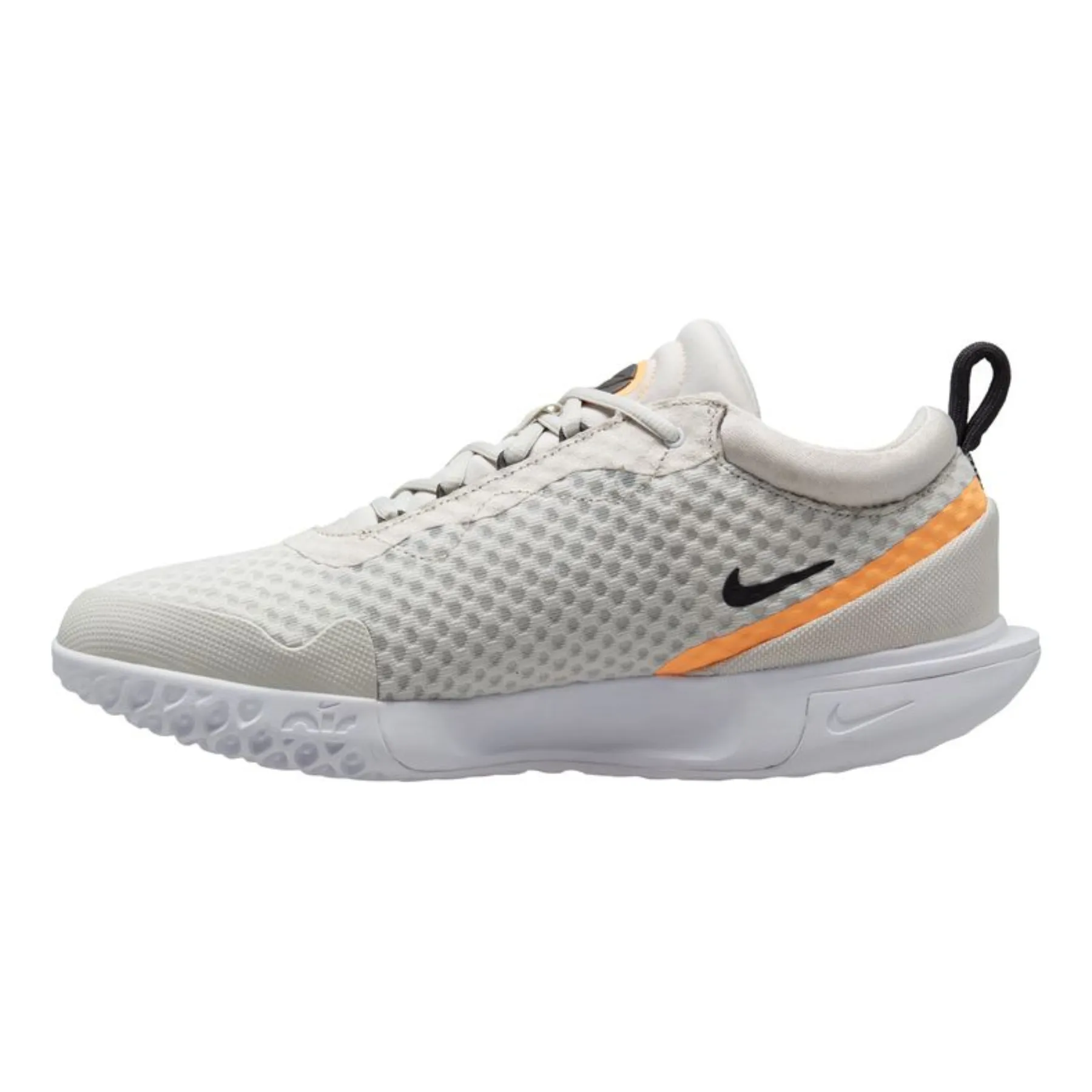 Nike Court Zoom Pro Men Hard Court  Tennis Shoes - Light Bone/Peach Cream-DK Smoke Grey