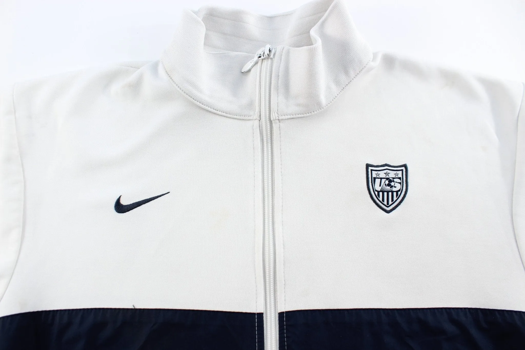 Nike Embroidered Logo USA Soccer Track Zip Up Jacket