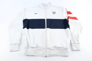 Nike Embroidered Logo USA Soccer Track Zip Up Jacket