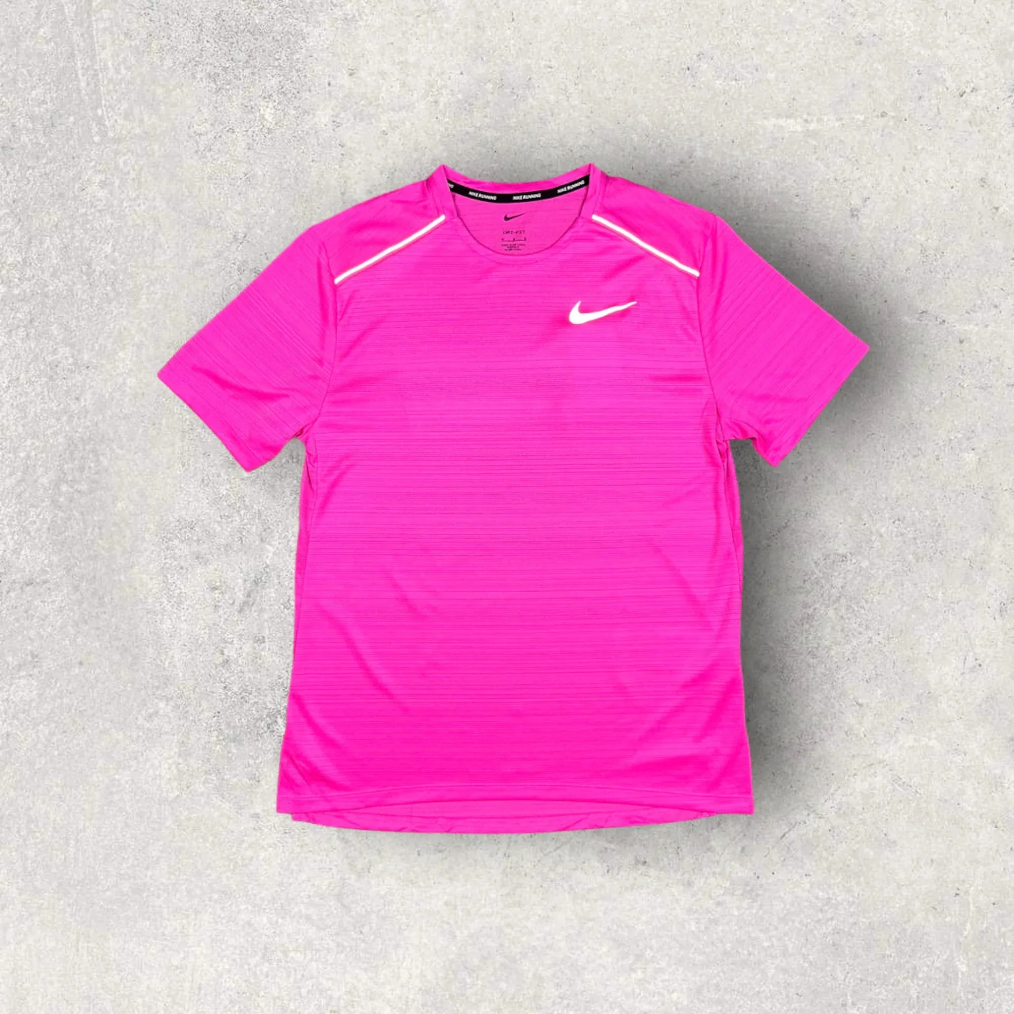 NIKE MILER 1.0 / SHORT SET - HOT PINK/BLACK