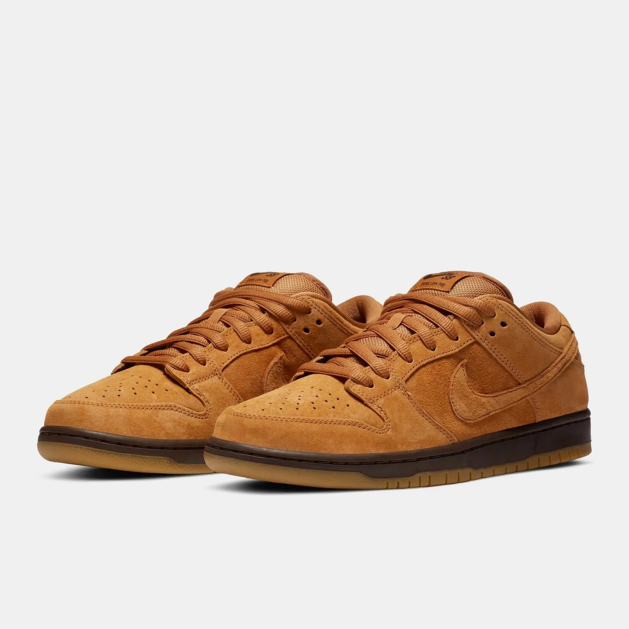 Nike SB - 'Flax' Dunk Low Pro Shoes - Flax / Flax - Flax - Baroque Brown