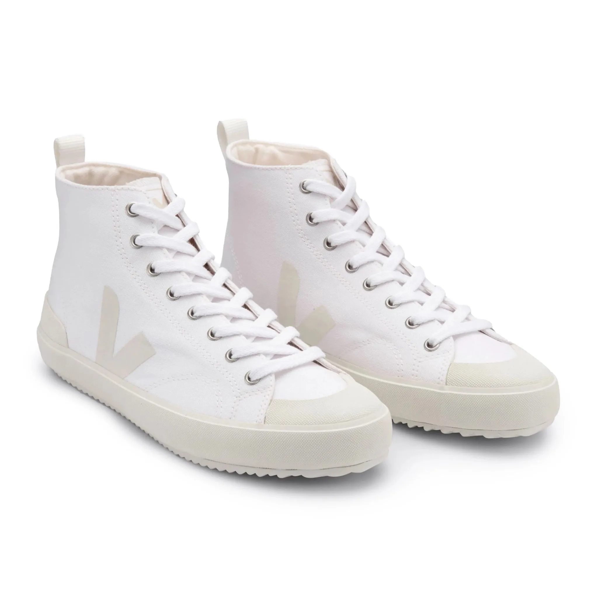 Nova High Top Canvas Trainer -  White Pierre