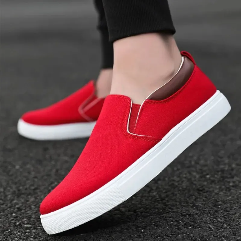 OCW Orthopedic Men Shoes Comfortable Canvas Slip-on Loafers