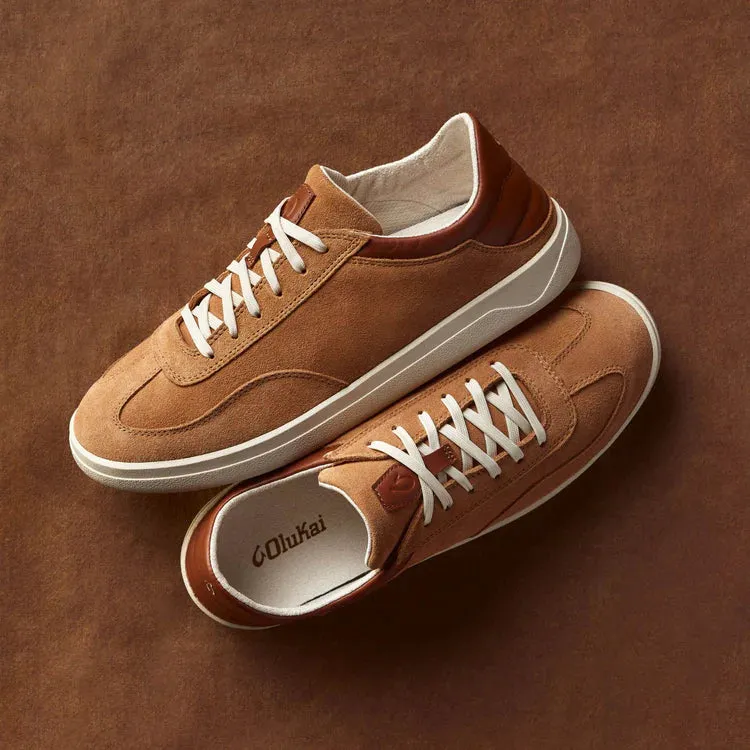 OLUKAI MENS PUNNI SUEDE TAN / TOFFEE