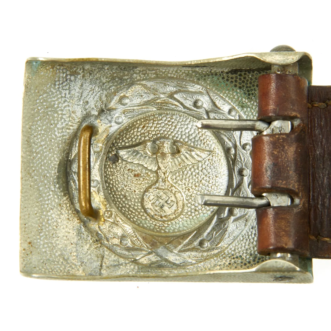 Original German Pre-WWII DLV Air Sports Association Unit Marked Belt Buckle by Sachs & Deisselberg - dated 1935