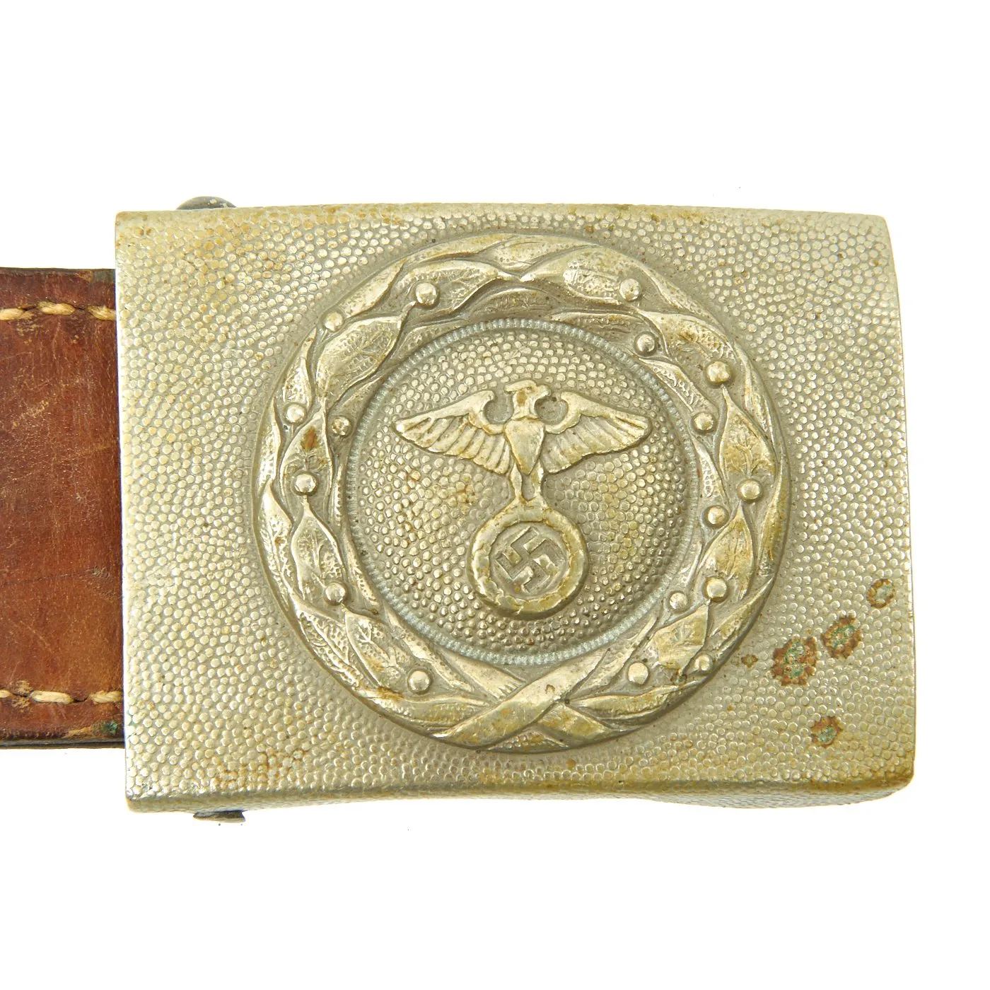 Original German Pre-WWII DLV Air Sports Association Unit Marked Belt Buckle by Sachs & Deisselberg - dated 1935