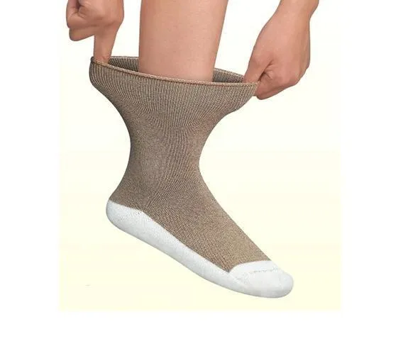 Padded Sole Sock-Dark Brown (3 Pair)