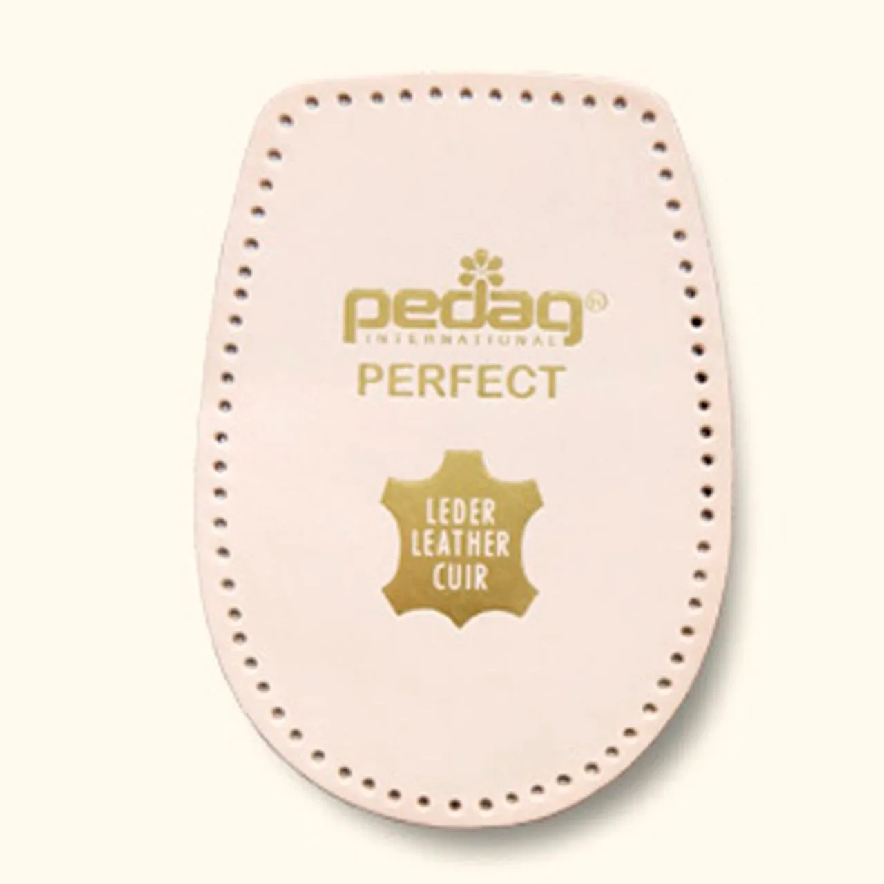 Pedag Perfect Leather heel pad  # 133MW  - One Pair