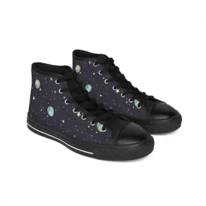 Planet Starry Sky Men's Classic Sneakers