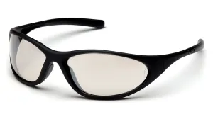 Pyramex SB3380E Zone II Matte Black Safety Glasses W/ Indoor/Outdoor Mirror Lens (12 each)