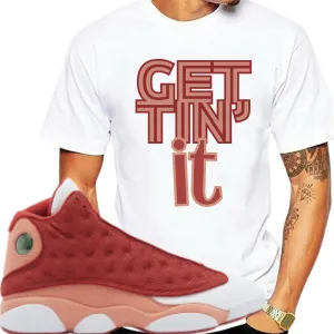 "Gettin' it" T-shirt to Matches Jordan 13 Retro Dune Sneakers