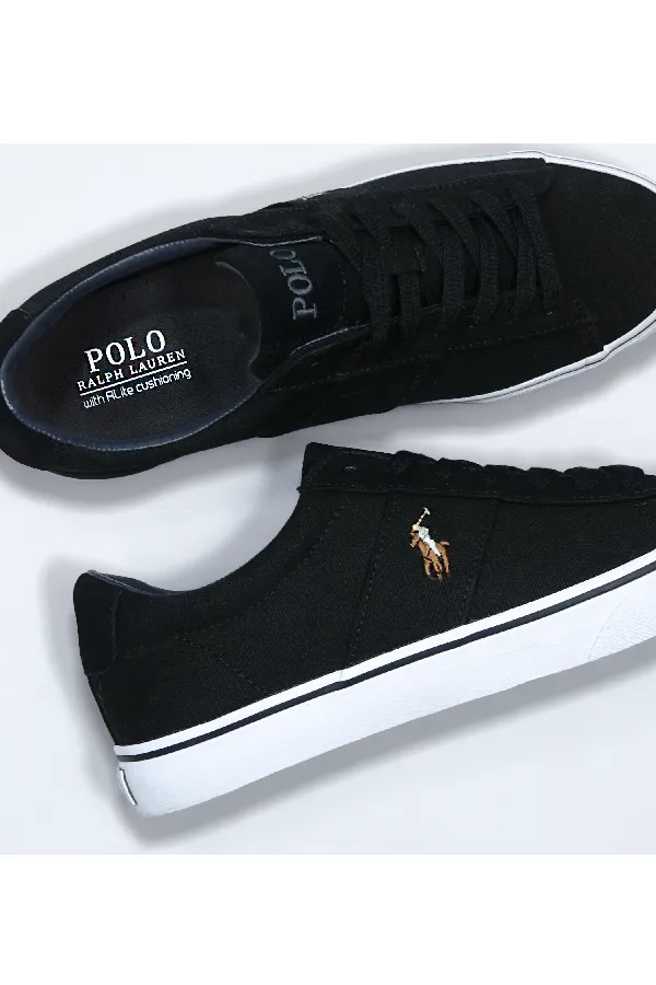 Ralph Lauren Canvas Sneaker Black