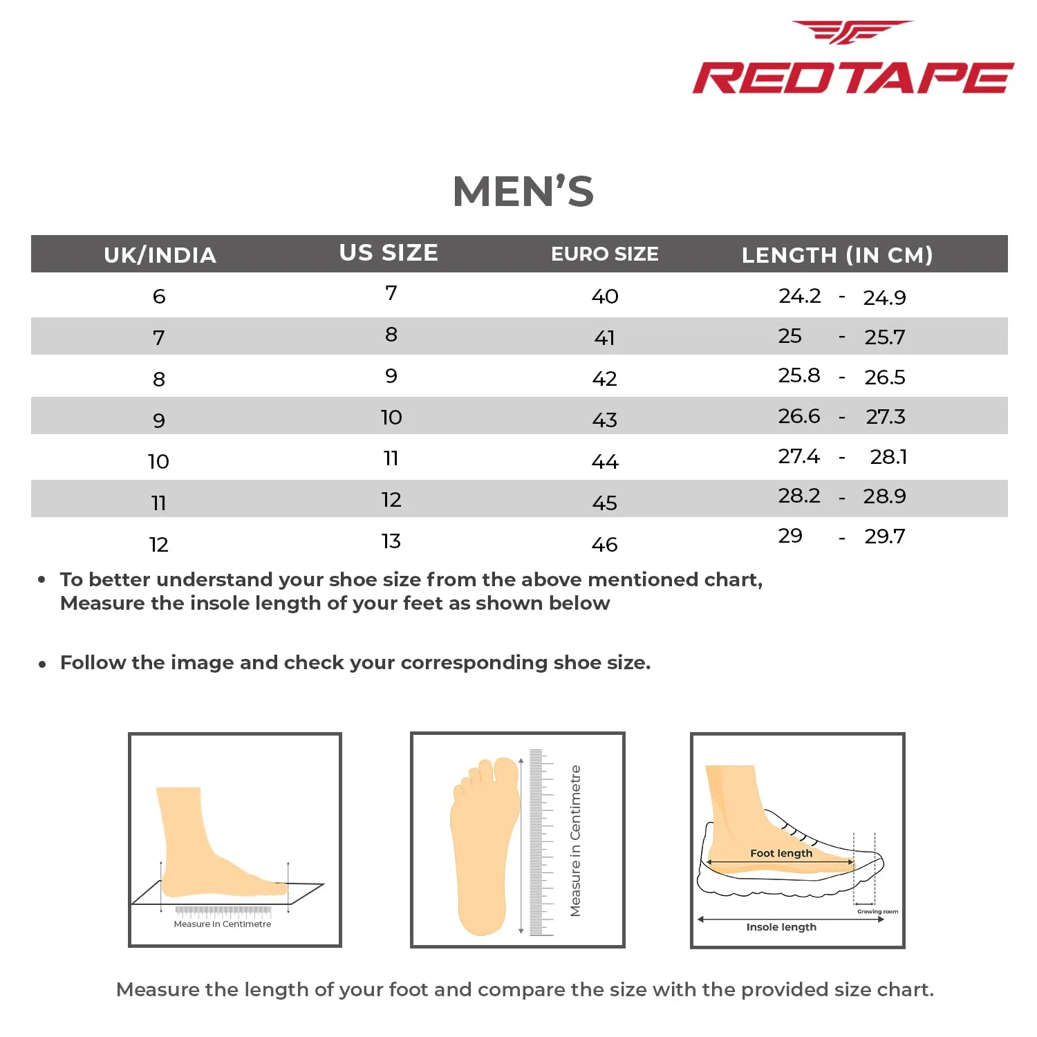 Red Tape Men White Walking Shoes