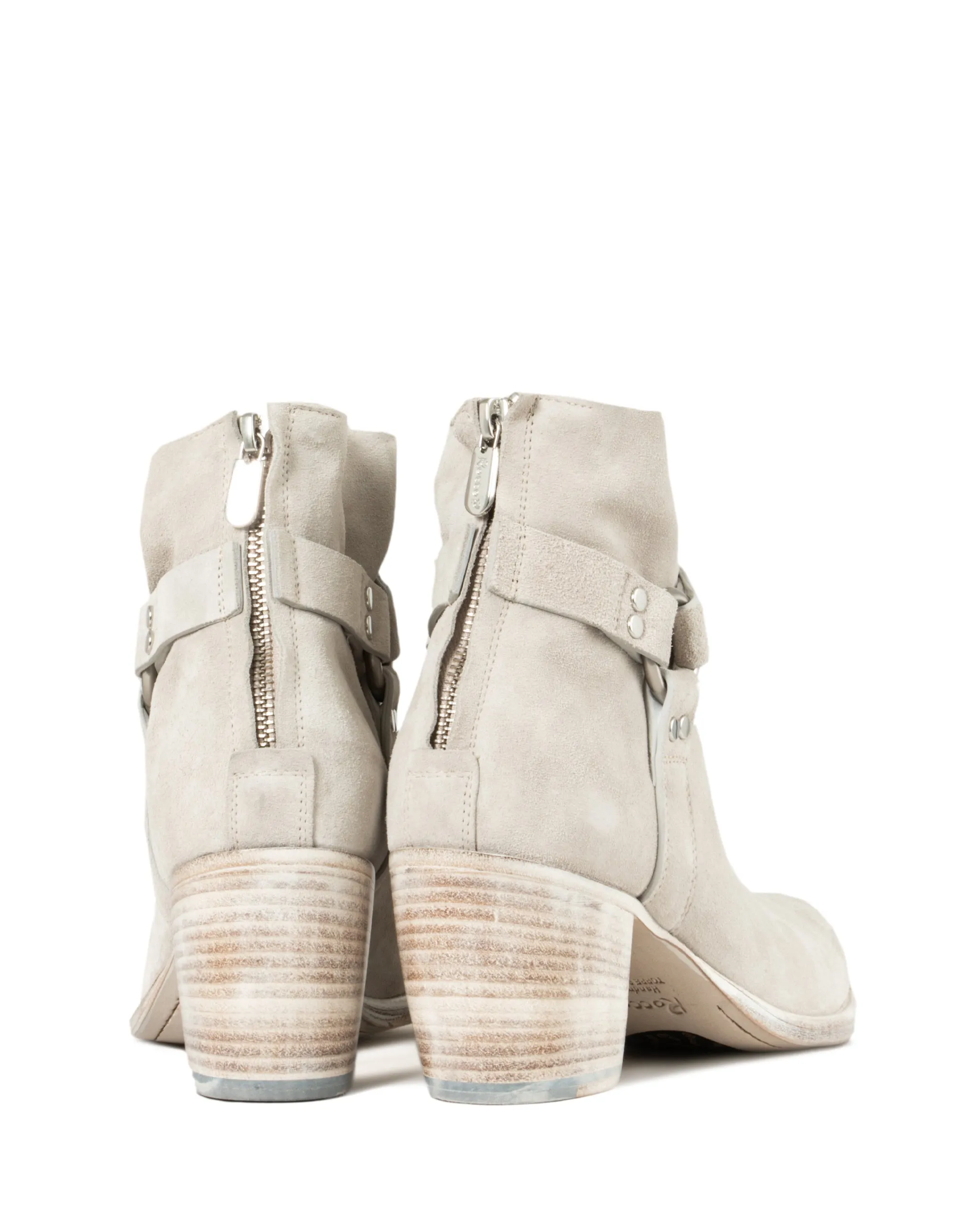 ROCCO P | SUEDE BIKER DOUBLE ZIP BOOT