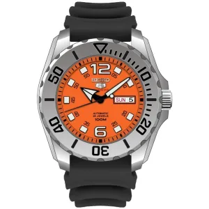 Seiko 5 Sports Orange Dial Automatic Men's Watch SRPB39K1