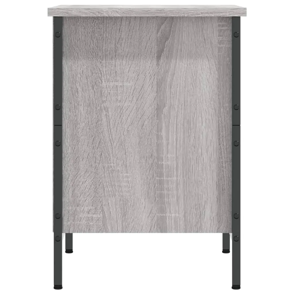 Shoe Cabinet Grey Sonoma 38x35x50 cm Engineered Wood