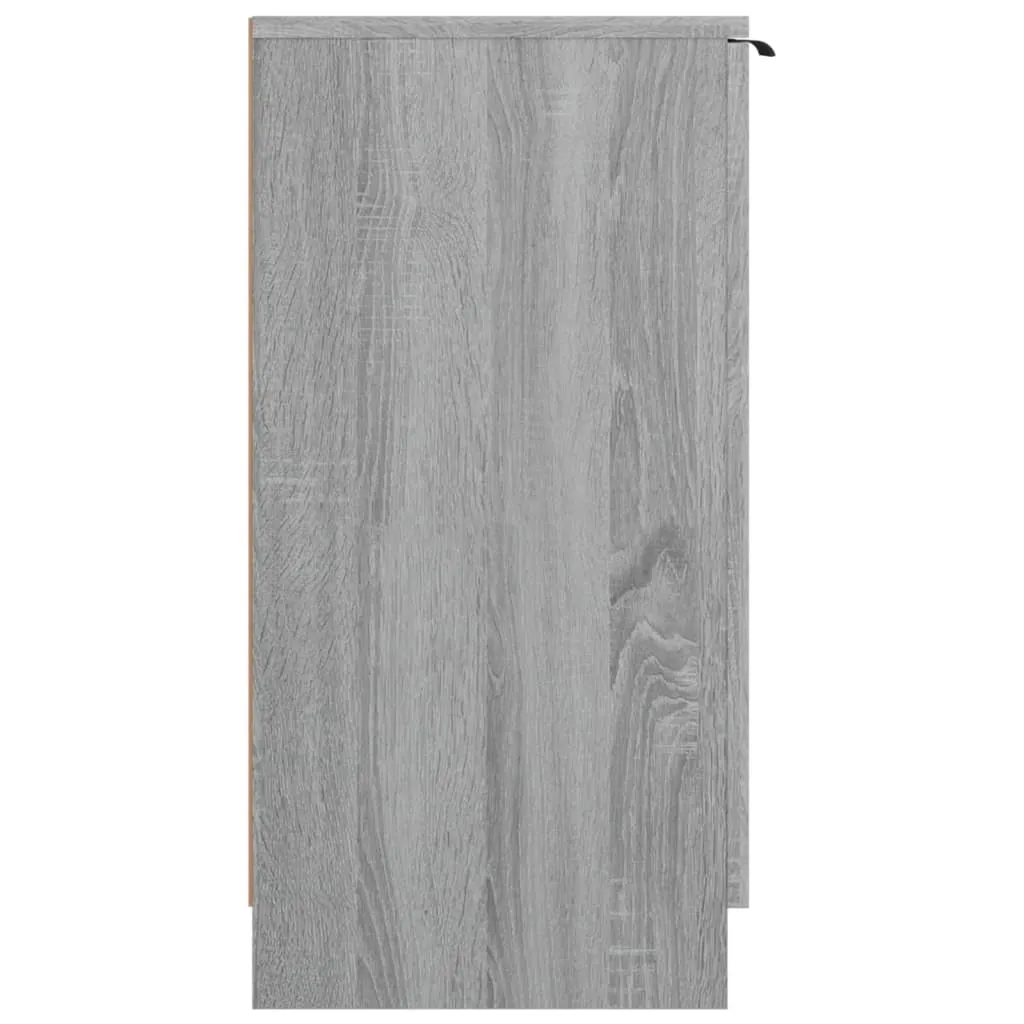 Shoe Cabinet Grey Sonoma 59x35x70 cm Engineered Wood