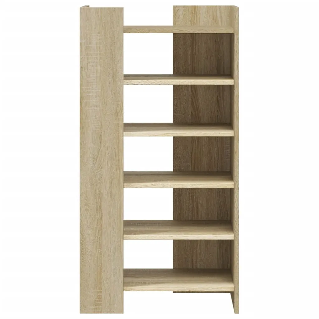 Shoe Cabinet Sonoma Oak 52x37.5x100 cm Engineered Wood