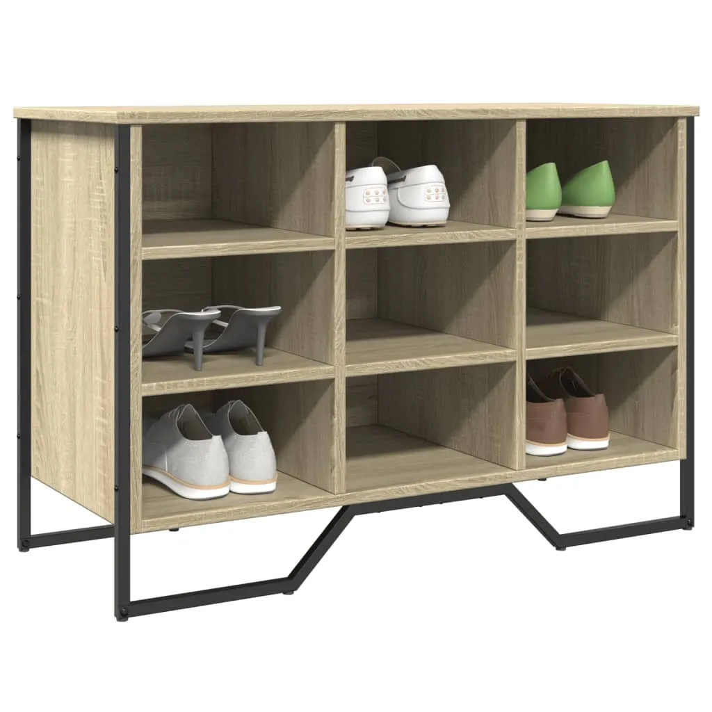 Shoe Cabinet Sonoma Oak 90x38x61.5 cm Engineered Wood