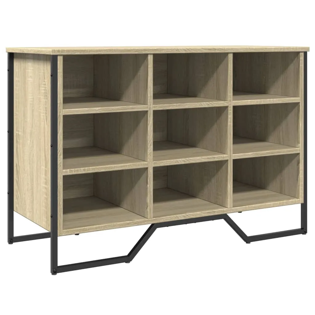 Shoe Cabinet Sonoma Oak 90x38x61.5 cm Engineered Wood