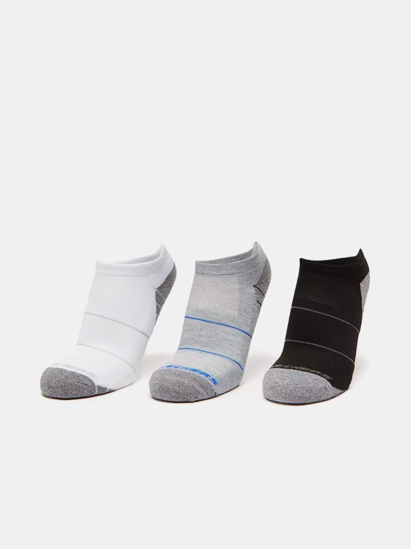 Skechers Men's 3 Pack Extended Terry Low Cut Socks