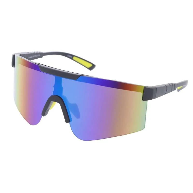 Sporty Shield Arm Adjustable Sunglasses D332