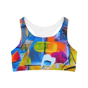 Square Colors - Inovax Seamless Sports Bra