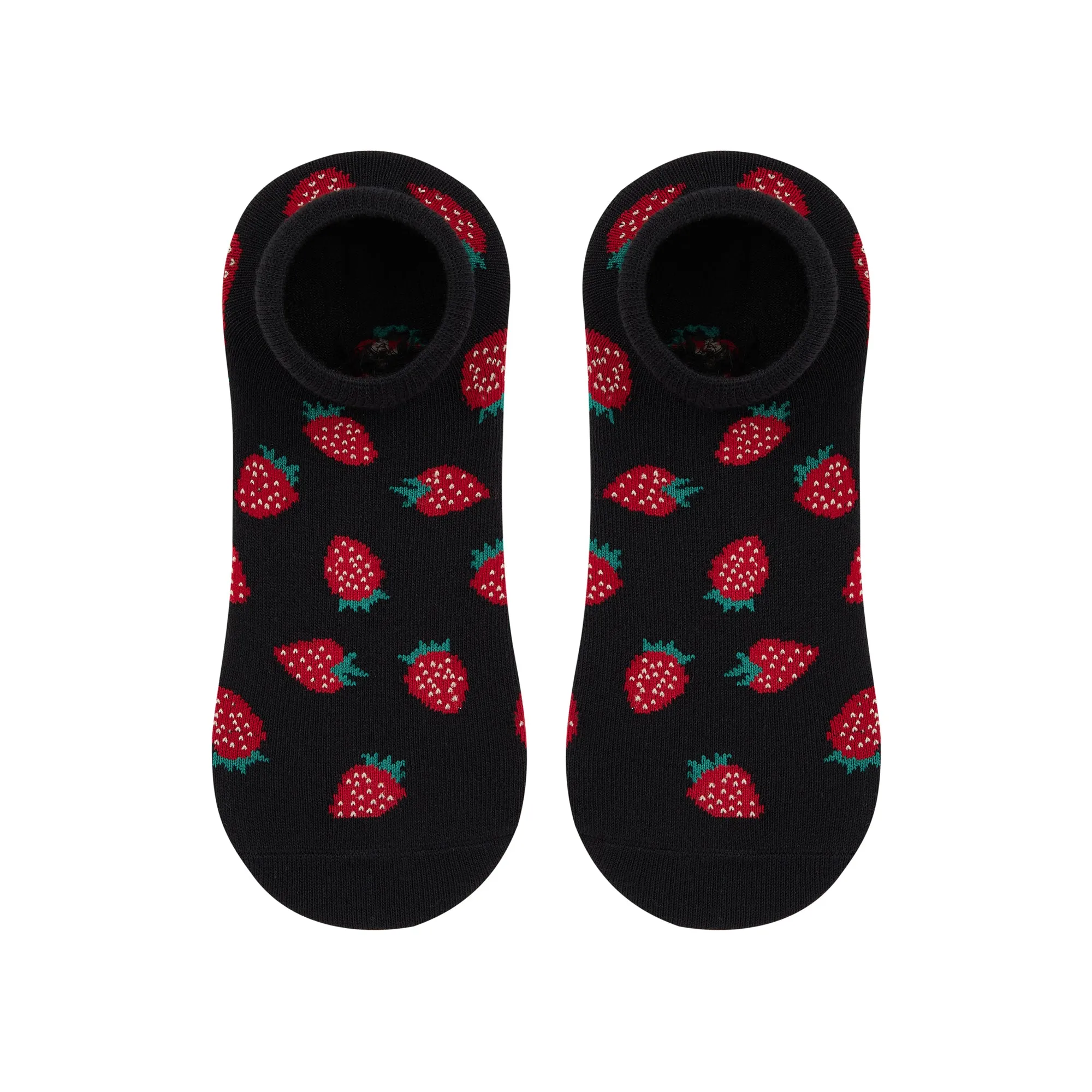 Strawberry Printed Ankle Socks