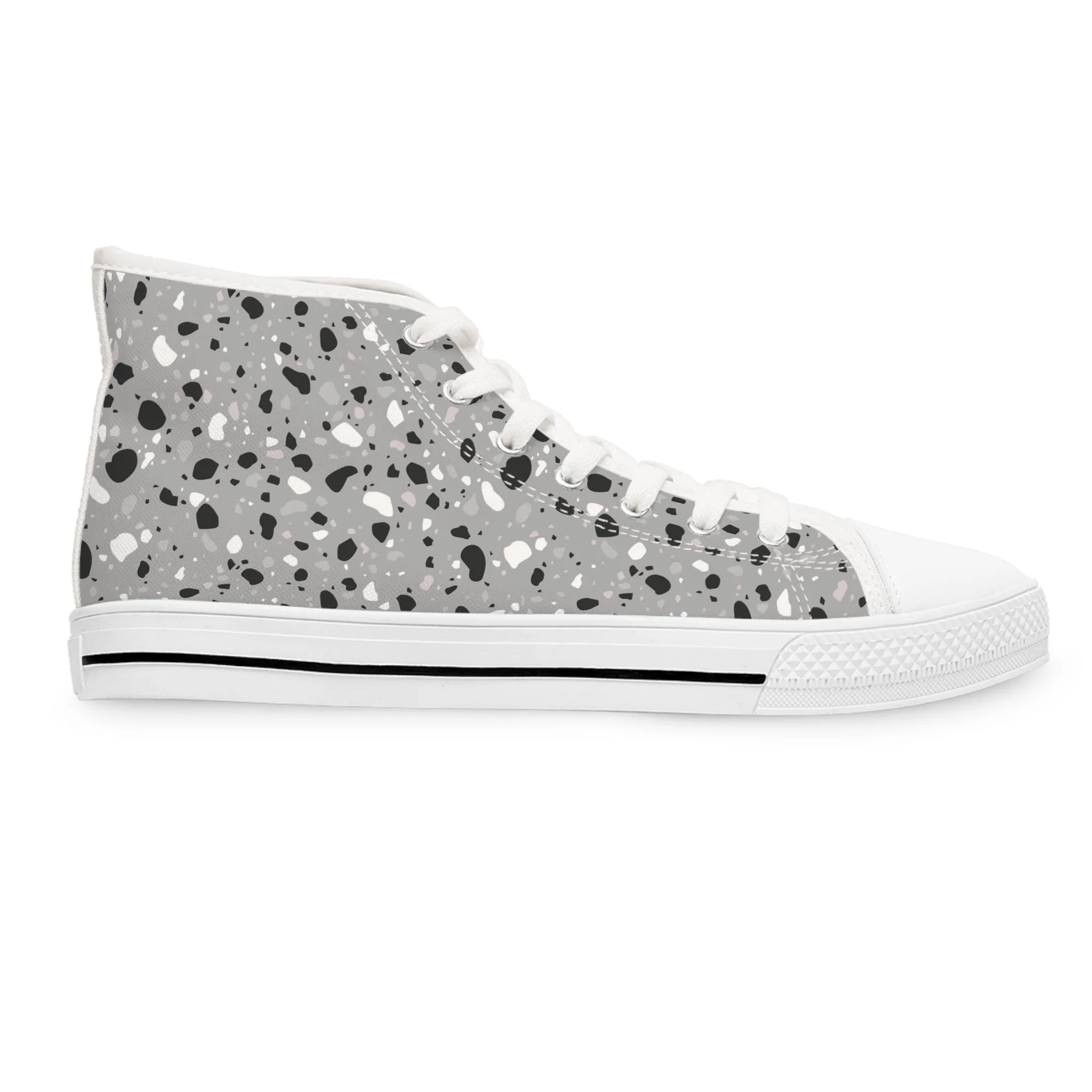 Terrazzo Flooring Women's High Top Sneakers