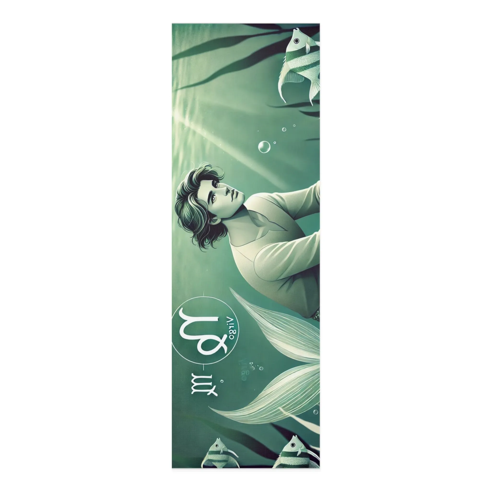 The Pristine Sea Sage: Virgo Merman Yoga Mat