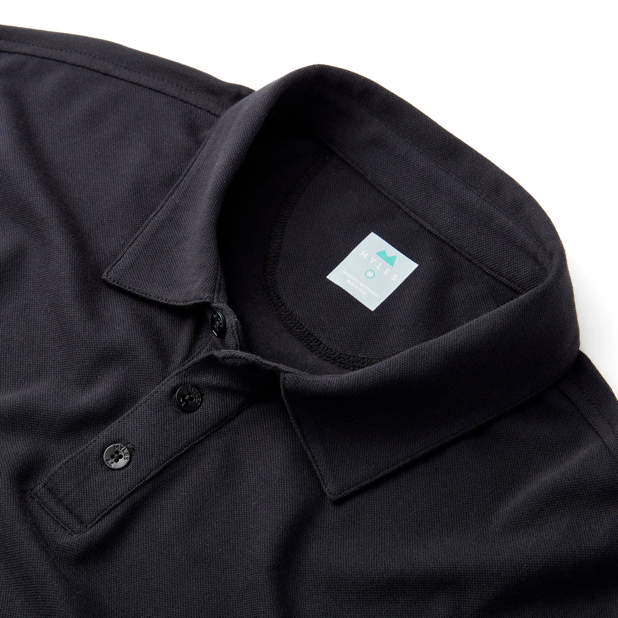 Tour Polo in Black